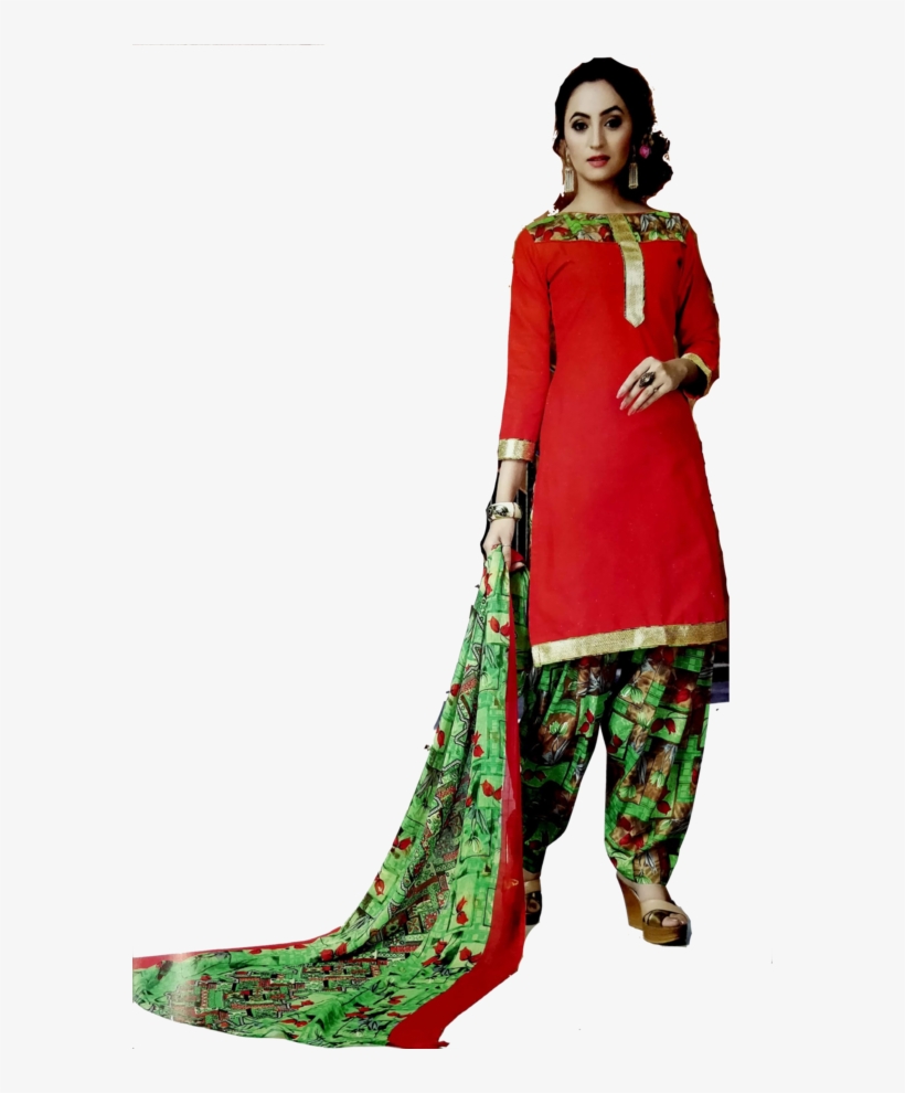 Women's Salwar And Kurta Set - Silk, transparent png download