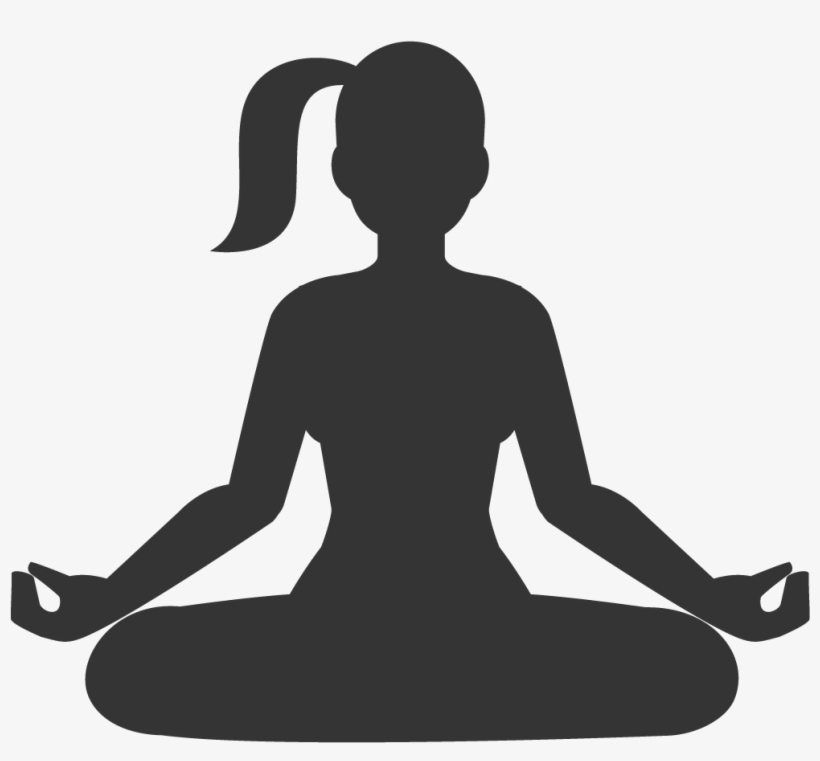 Yoga Sitting Peace Subscribe Asana Inner Meditation - Sitting, transparent png download