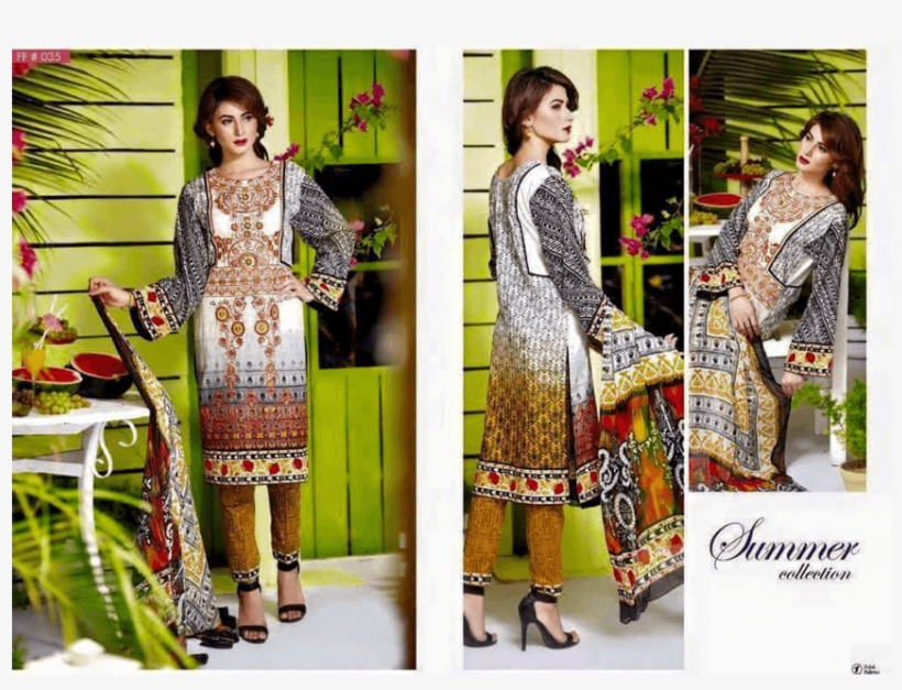 Falak Floral Embroidered Eid Collection - Silk, transparent png download