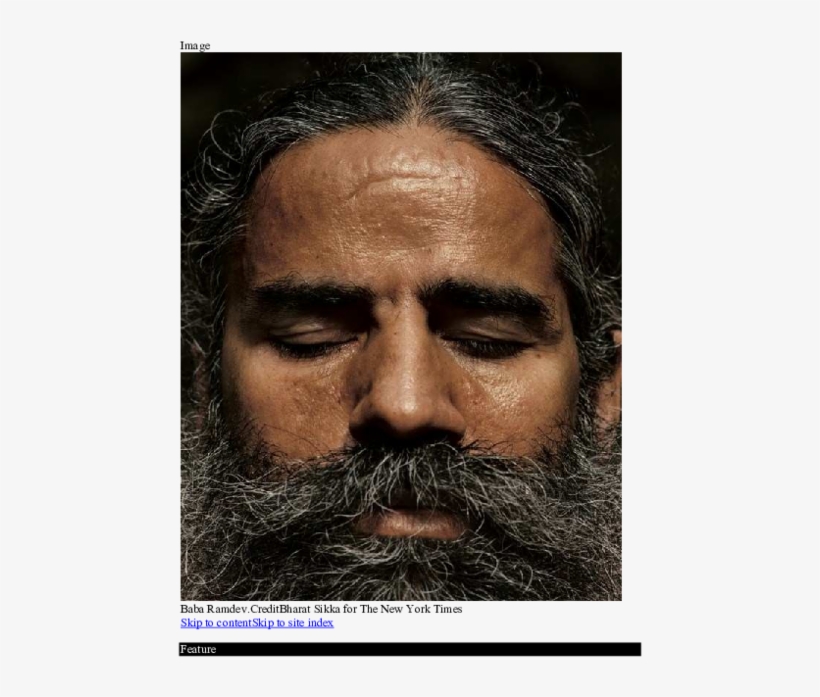 20180728 Baba Ramdev And Narendra Modi - Billionaire Yogi, transparent png download