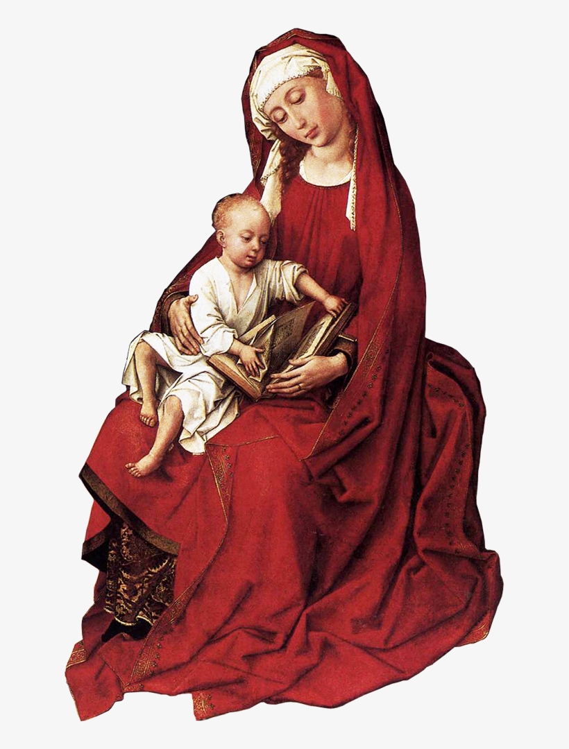 Rogier Van Der Weyden And The Virgin Mary - Madonna And Child, transparent png download