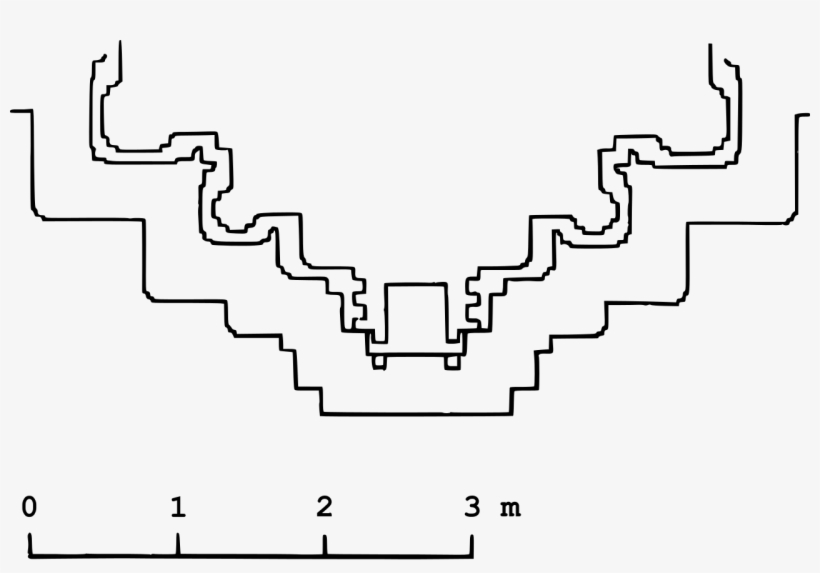 Stepped Diamond Floorplan Of Dattatreya Temple At Chattarki - Diagram, transparent png download