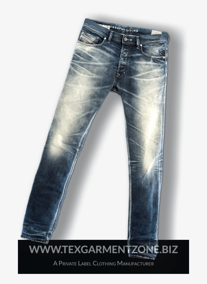 Mens Black Silicon Stone Washed Jeants Pant - Jeans Clothes Png, transparent png download