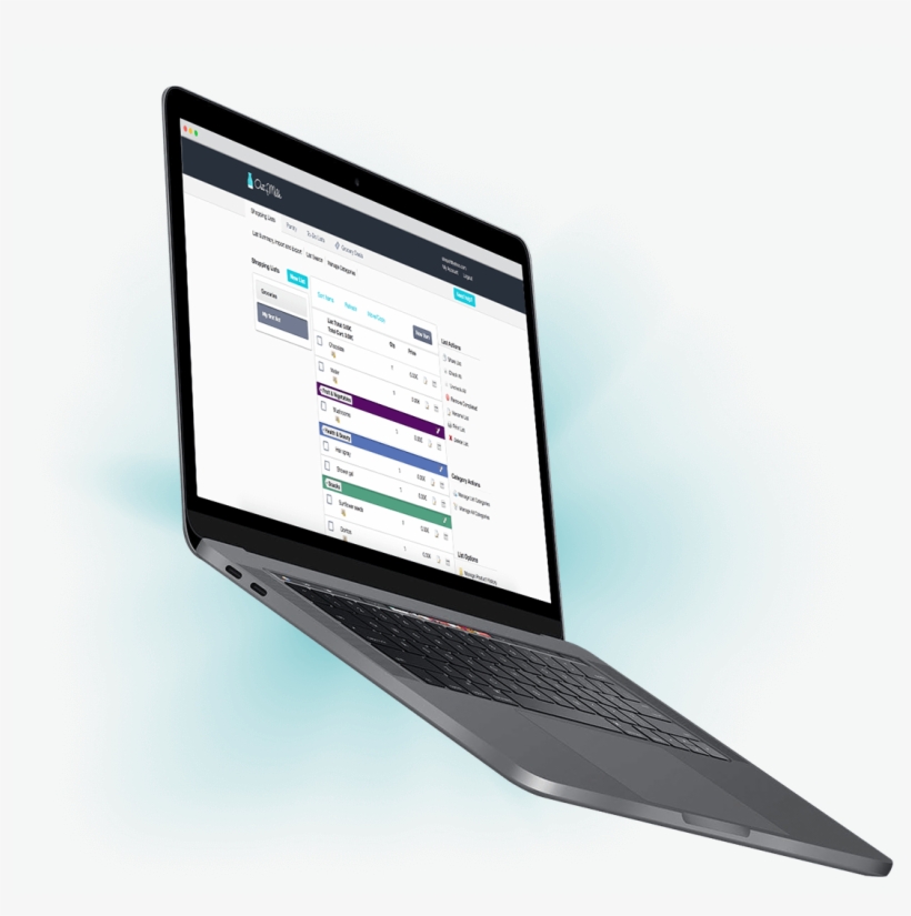 The Out Of Milk Web App - Netbook, transparent png download