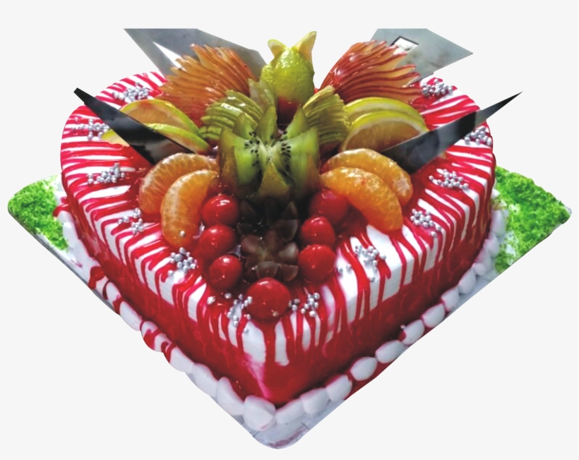 Mixed Fruit - Delicious Cake - Fruit Cake, transparent png download
