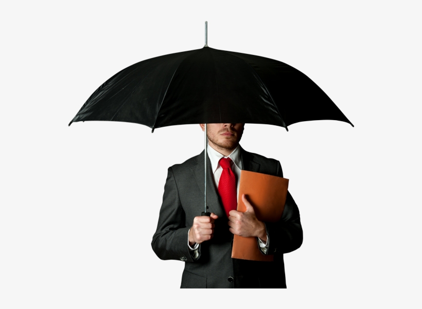 Businessman Umbrella - Man With Umbrella Png Transparent PNG - 600x560