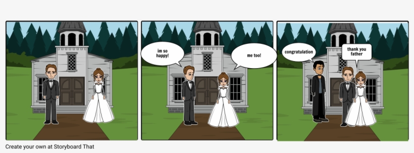 The Wedding - Cartoon, transparent png download