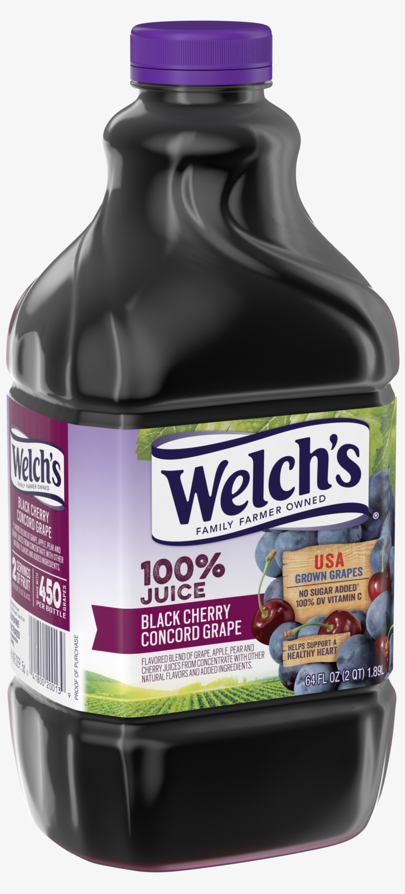 Welch's Grape Juice 64, transparent png download