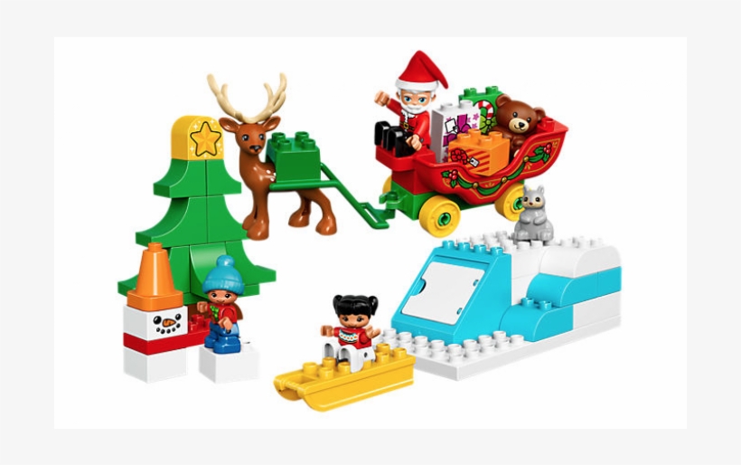 Lego 673419267663 Santa'sworkshop 10837 - Lego Duplo Santa Claus, transparent png download