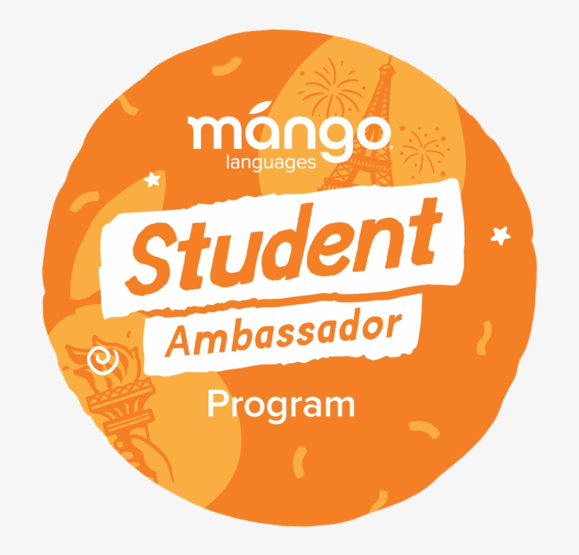 'mango Languages, Student Ambassador Program' - Circle, transparent png download