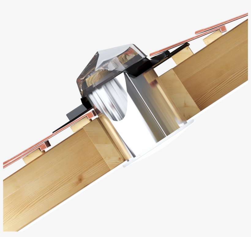 Sunpipe Pitched Gallery Plain Tile Render, transparent png download