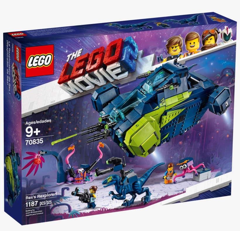 70835 Rex's Rexplorer - Lego Movie 2 Rex, transparent png download