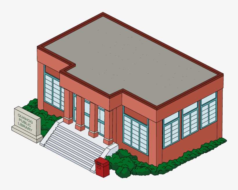 Building Quahog Public Library - Family Guy, transparent png download