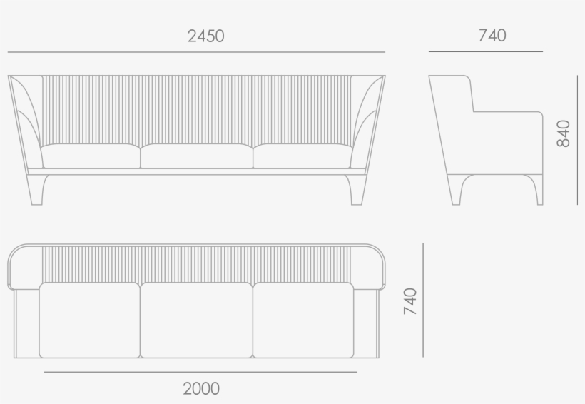 Sofa Grebin - Diagram, transparent png download