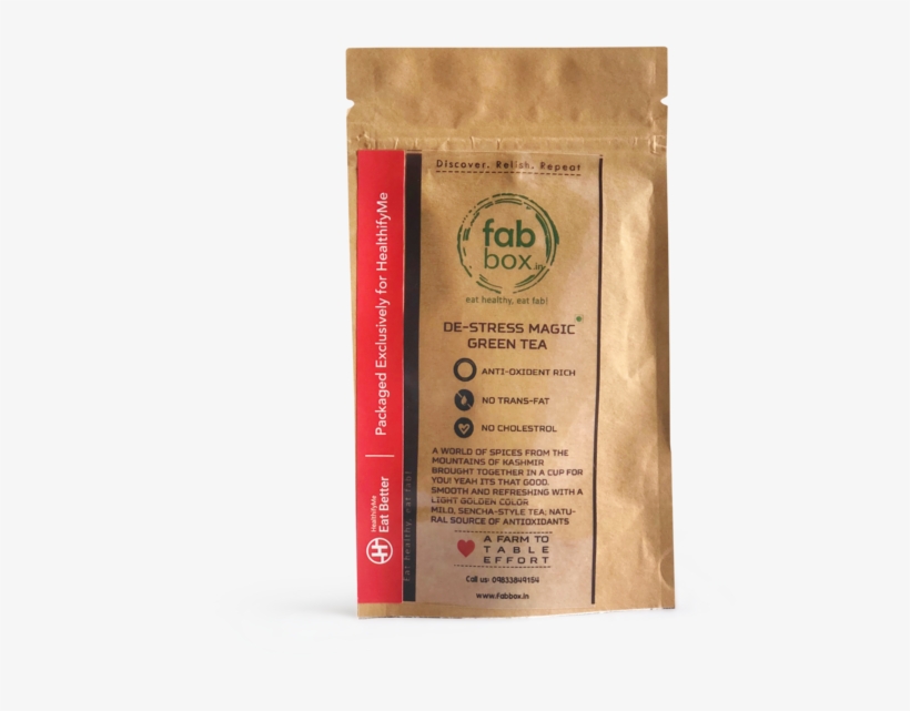 De Stress Magic Green Tea, Pack Of 2 - Paper Bag, transparent png download