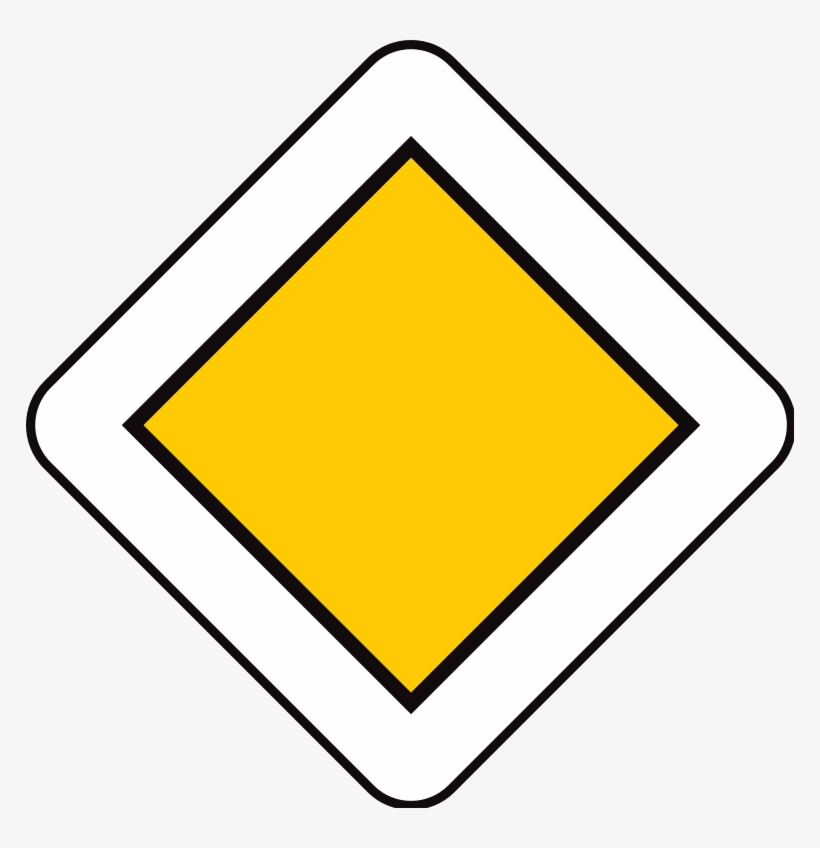 Belgian Road Sign B9 - Zeichen Für Rechter Winkel, transparent png download