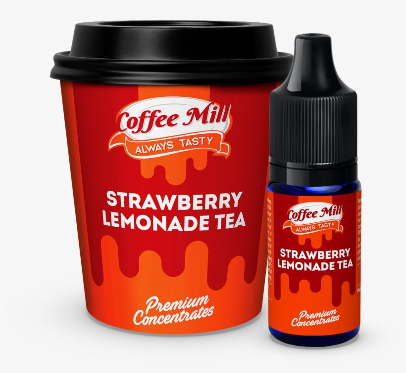 Strawberry Lemonade Tea Aroma 10ml - Coffee Mill Blackcurrant Cheesecake, transparent png download