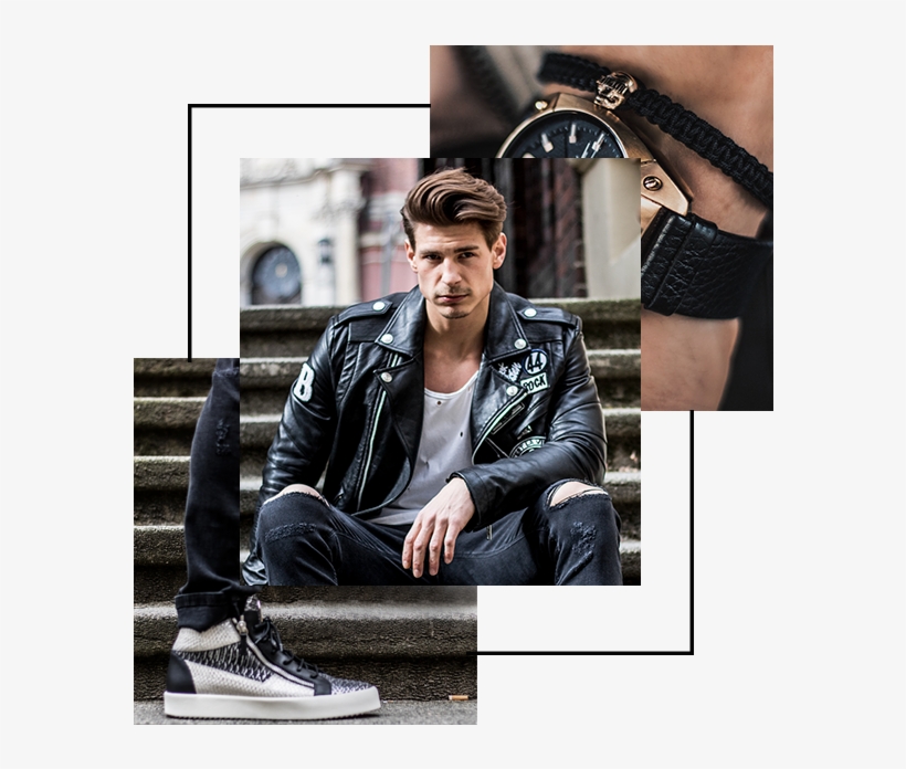 Pjilipp Laicher Contact Modern Gent Fashion Menswear - Leather Jacket, transparent png download