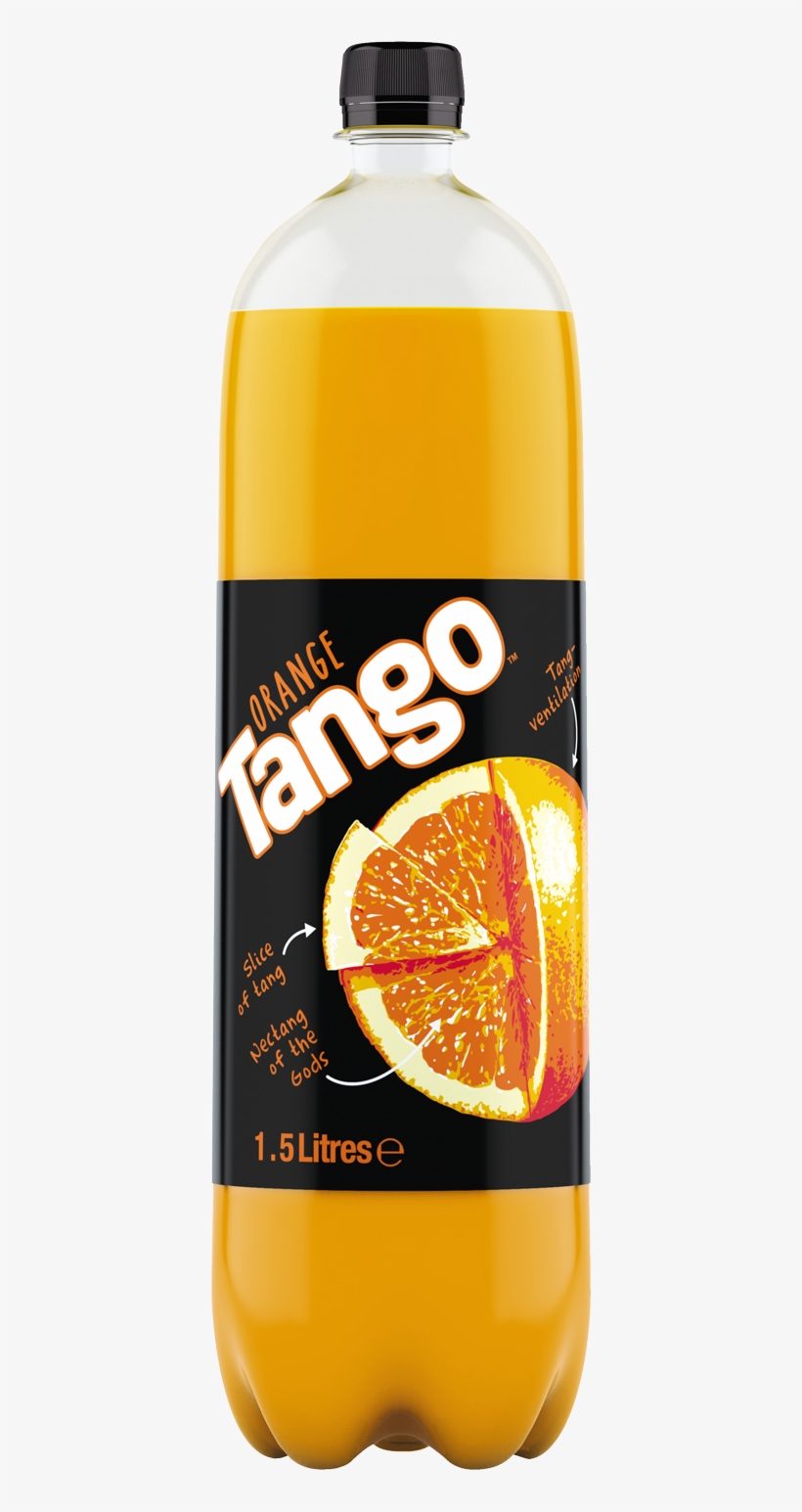 Tango Orange Bottle 12 X - Tango Orange 1.5 L, transparent png download