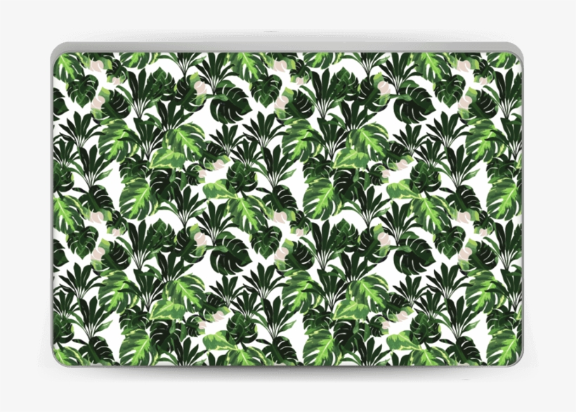 Green Leaves Skin Laptop - Computer Keyboard, transparent png download