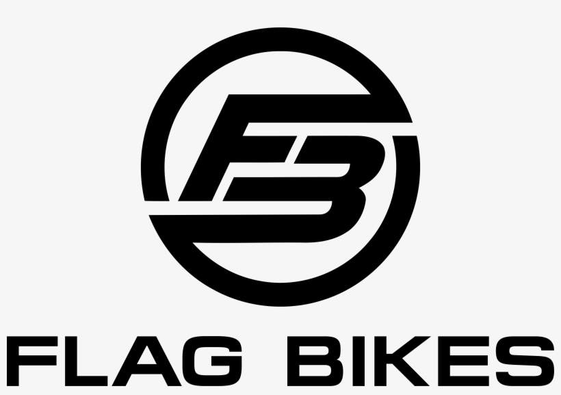 Flag Bikes Monochrome Logo - Circle, transparent png download