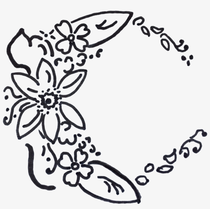 Carolina Flowers Logo - Line Art, transparent png download