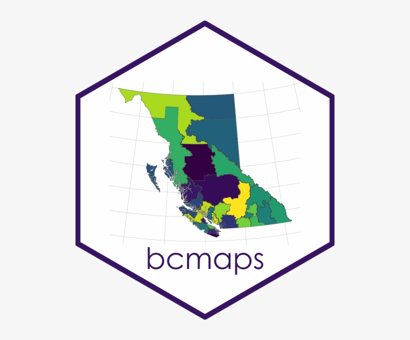 Stickers For Software Packages - Map Of Bc, transparent png download