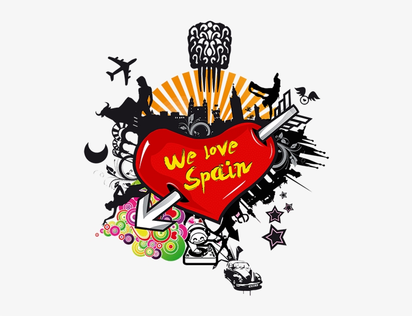 We Love Spain, transparent png download