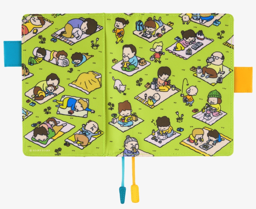 All Kinds Of People Are Laying On Picnic Blankets On - Hobonichi Techo, transparent png download