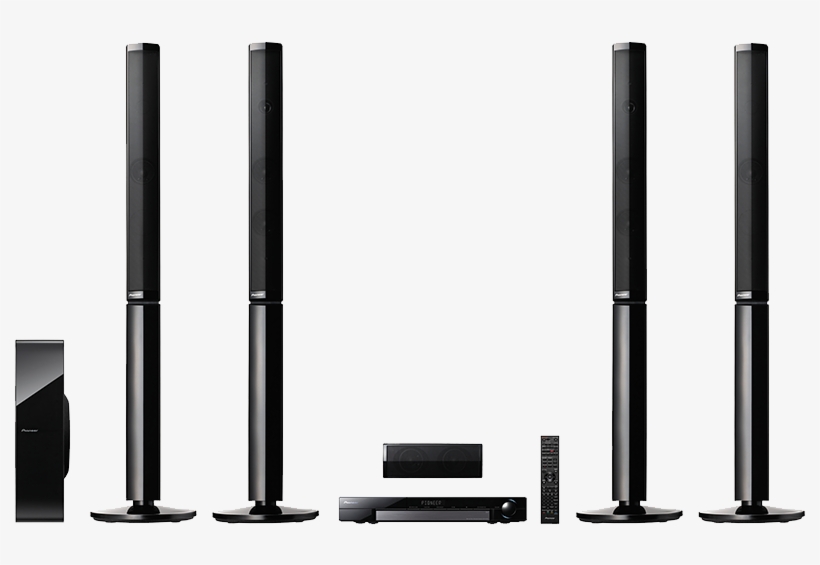 Blu Ray Disc Surround Systemmcs - Pioneer 5.1 Home Theatre, transparent png download