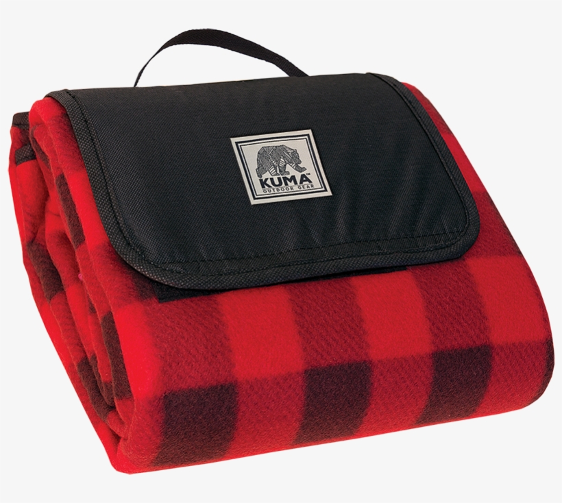 This Kuma Fleece Picnic Blanket Has A 100% Coated Polyester - Handbag, transparent png download