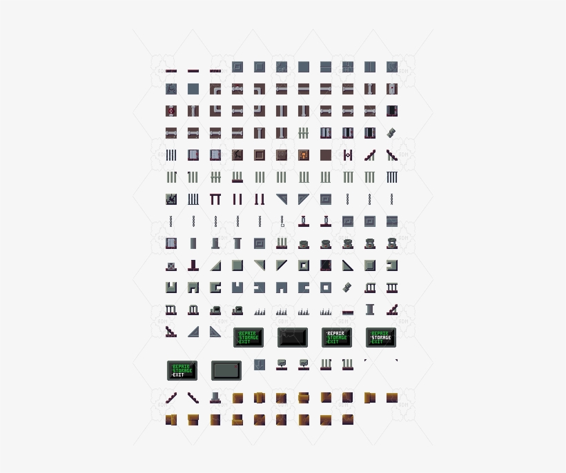 Retro Style Starter Tile Set 64×64 Px - Field Hockey Word Search, transparent png download