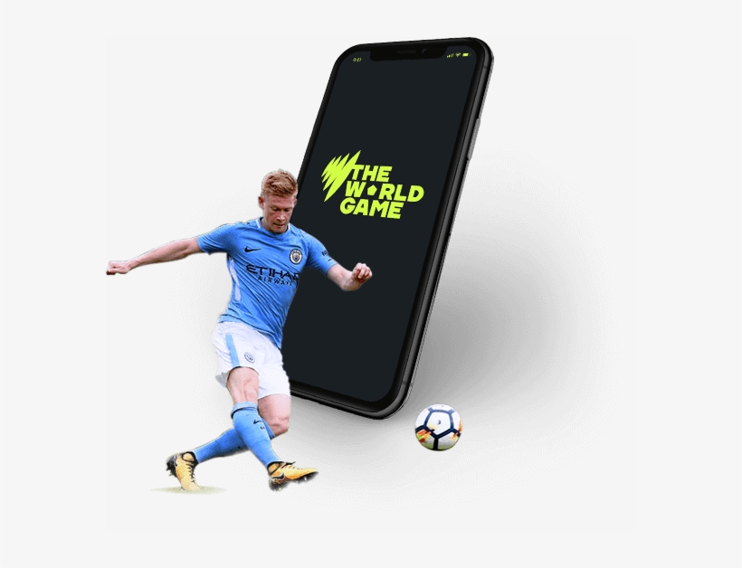 How To Watch Football On Sbs - Mobile Football Player Png, transparent png download