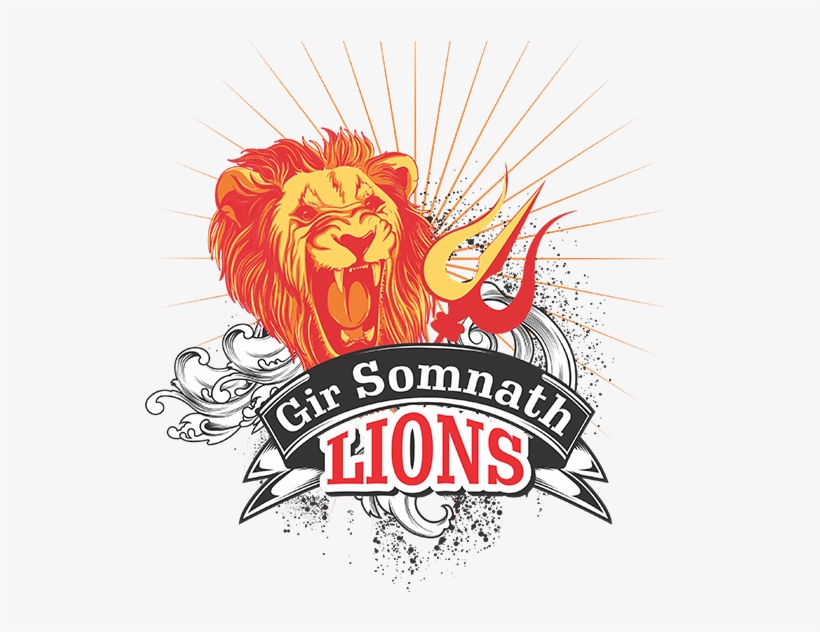 Gir Somnath Lions - Illustration, transparent png download