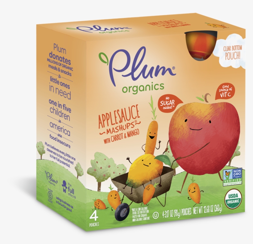 Carrot & Mango - Plum Organics, transparent png download