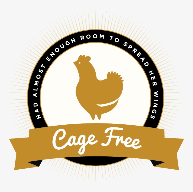"cage Free" Food Has A New Slogan - Cage Free Eggs Label, transparent png download