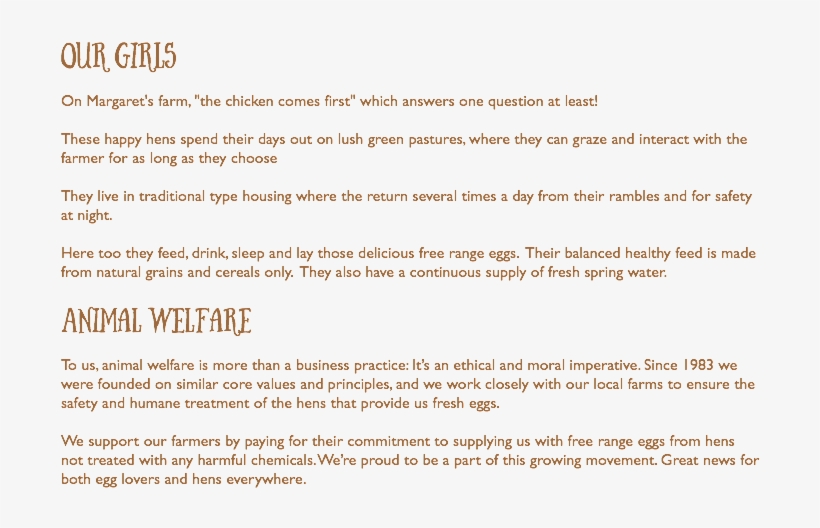 Our Girls On Margaret's Farm, "the Chicken Comes First" - Document, transparent png download