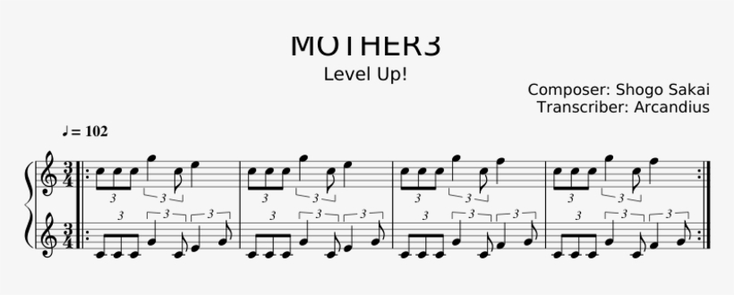 Mother 3 - Level Up - Document, transparent png download