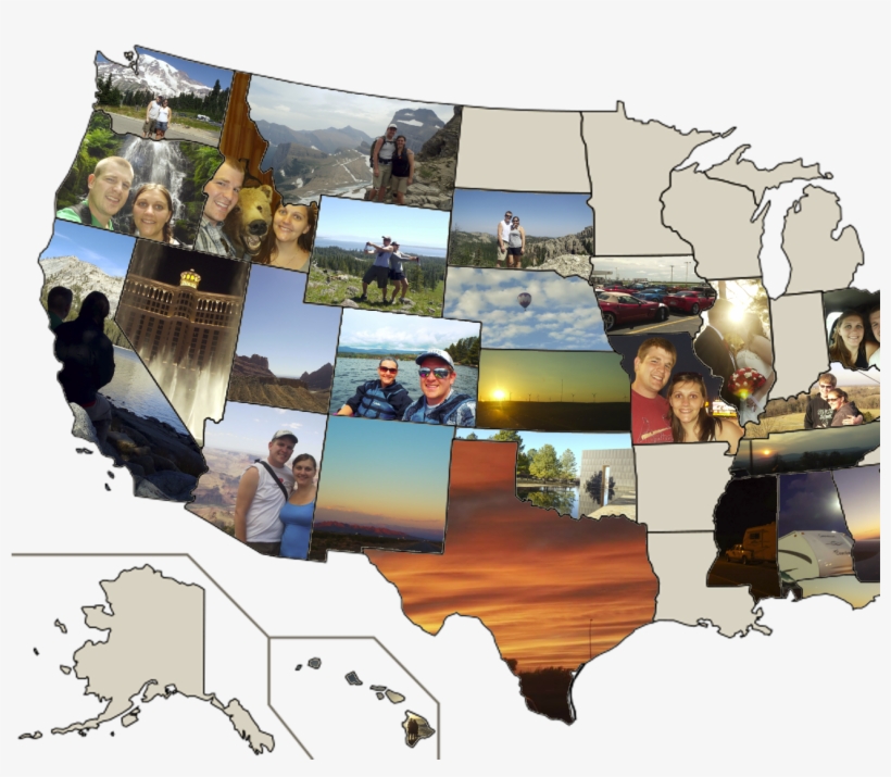 Blank Collage Frames Png, transparent png download