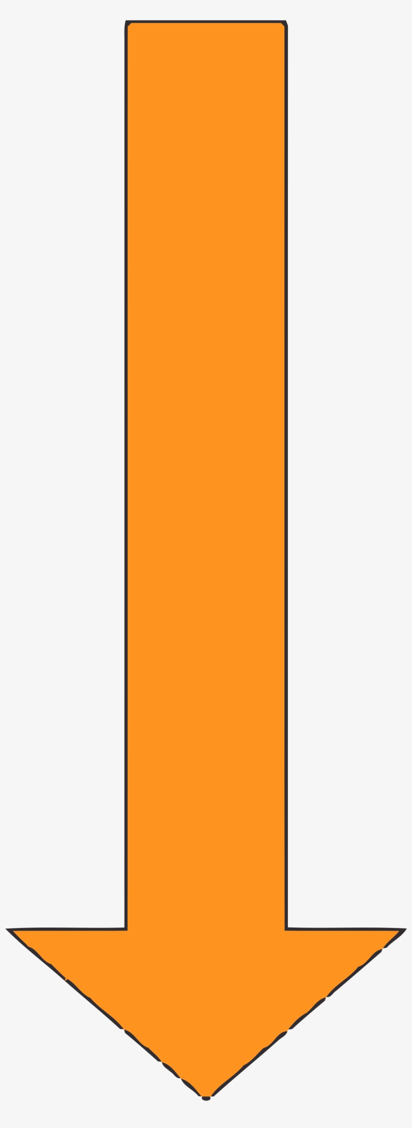 Orange Arrow Png, transparent png download