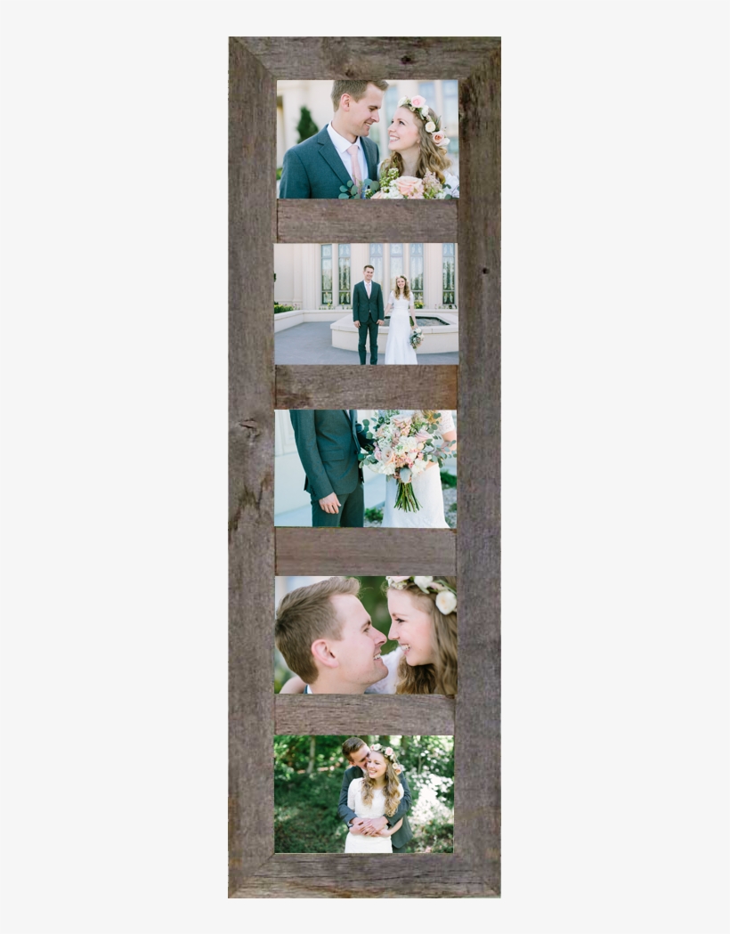 Vertical Barnwood Panel Frame For 5″ X 7″ Pictures - Photograph, transparent png download