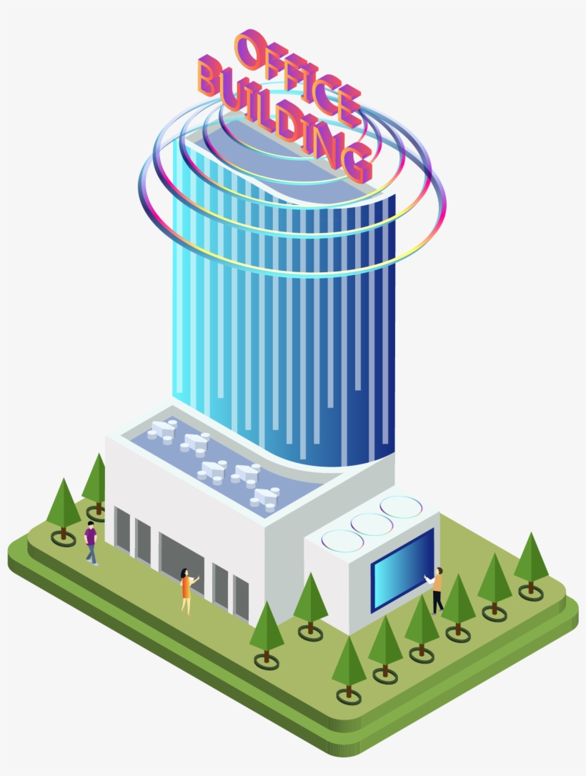 원본 2 5d 스테레오 사무실 Png 및 벡터 이미지, transparent png download