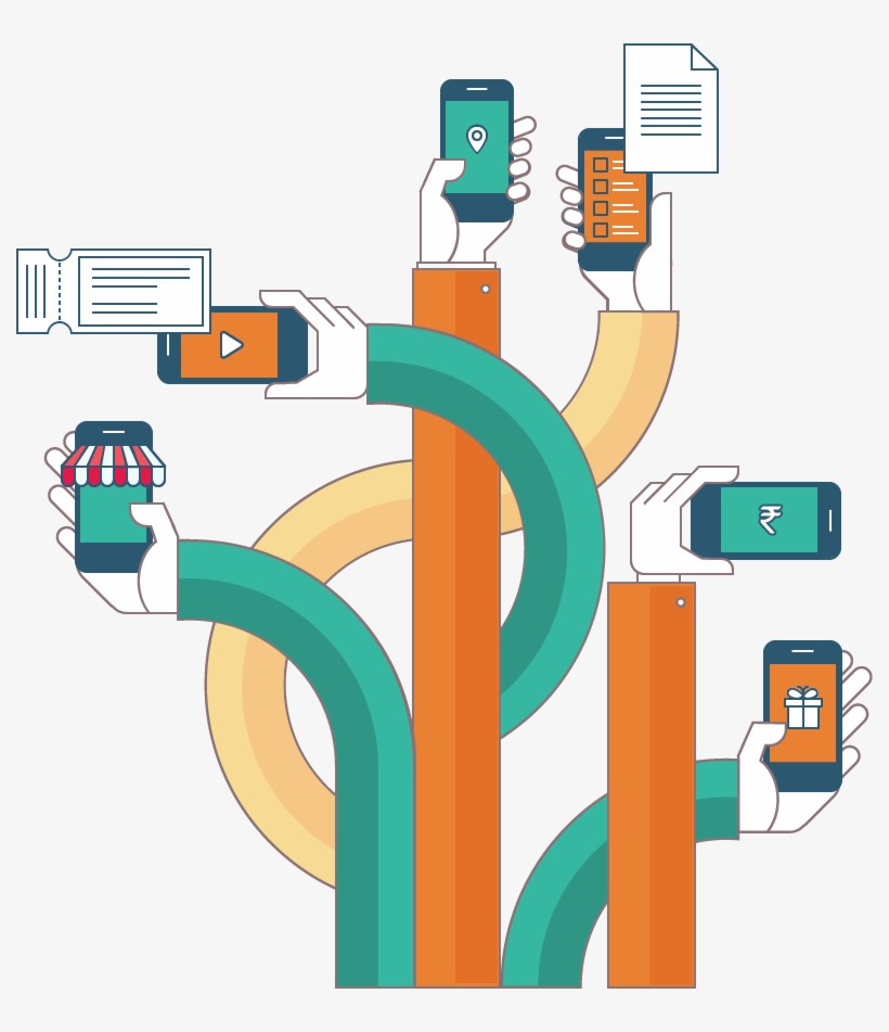 Make It Easier With Our New App - Illustration, transparent png download