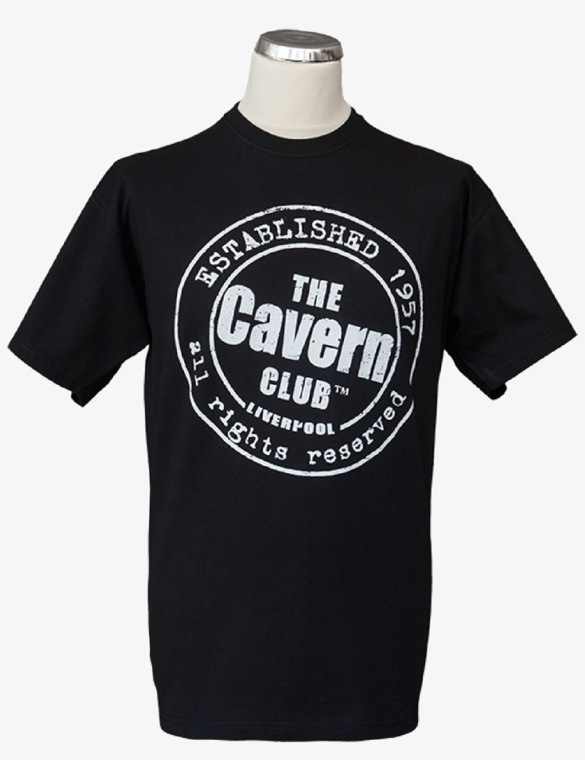 Iconic Cavern Club Round Logo T-shirt With Stamp Effect - Active Shirt, transparent png download