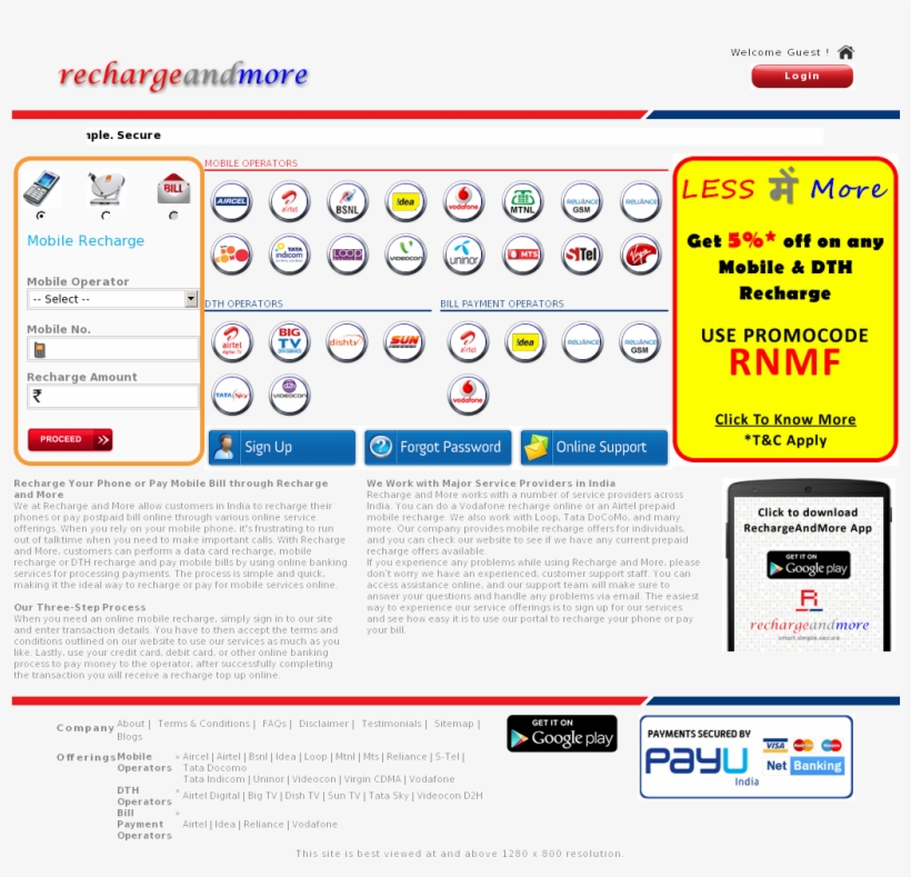 Recharge And More Competitors, Revenue And Employees - Payu, transparent png download