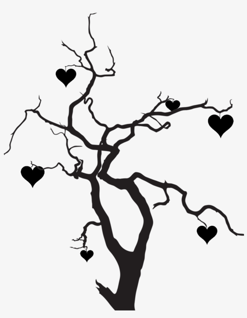 Report Abuse - Raven On Tree Silhouette, transparent png download