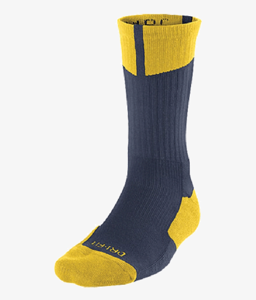 Basketball Socks - Black And Gold Socks, transparent png download