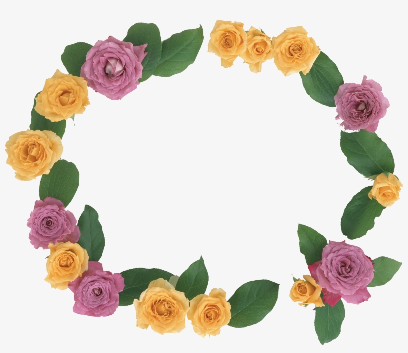 Рамки Сделанные Из Цветов - Рамки Для Фото, transparent png download