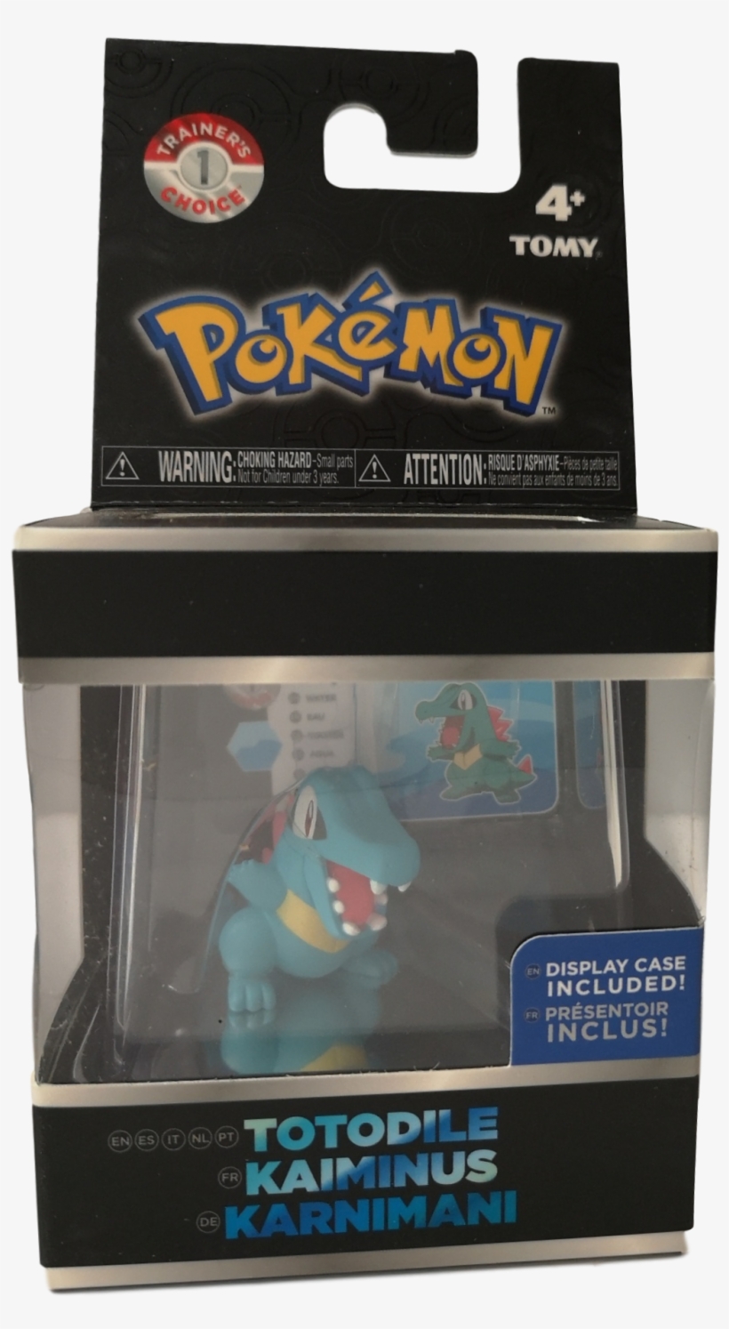Pokemon Trainer's Choice Totodile Figure - Pokemon Chimchar Figure, transparent png download