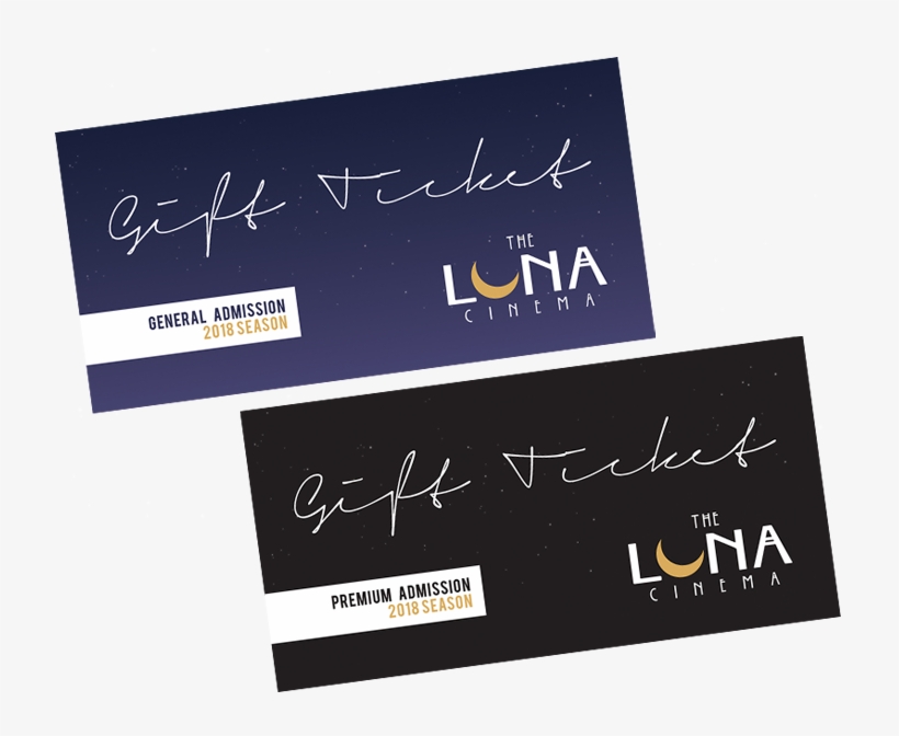 Luna Gift Ticket Teaser - Calligraphy, transparent png download